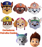 Kit Cortadores Patrulha Canina(8 personagens)